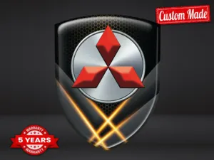 Mitsubishi Adesivi Logo Stampati Pro Max Chic Durevoli